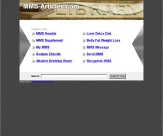 MMS-Articles.com(The Leading MMS Article Site on the Net) Screenshot