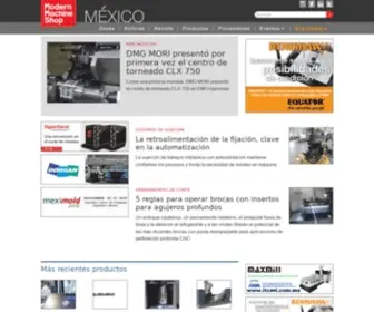 MMS-Mexico.com(La fuente de información líder del sector metalmecánico) Screenshot