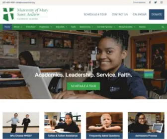 MMsaschool.org(Maternity of Mary) Screenshot