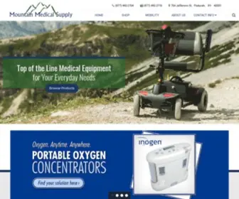 MMSdme.com(Home Mountain Medical Supply) Screenshot