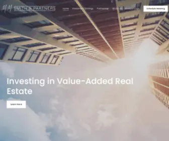 MMsmithpartners.com(Real Estate Investment Firm) Screenshot