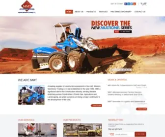 MMT-Uae.com(Modern Machinery Trading LLC) Screenshot