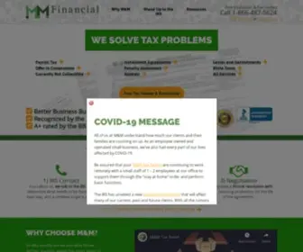 MMtaxrelief.com(Tax Relief & Resolution) Screenshot