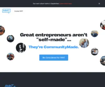 MMT.community(Great entrepreneurs are CommunityMade) Screenshot