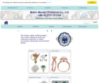MMthailandjewelry.com(Maker Mends (Thailand) Co) Screenshot