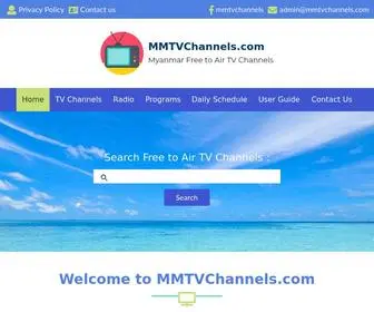 MMTVchannels.com(Myanmar TV Channels) Screenshot