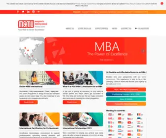 MMU-BS.com(Online MBA) Screenshot