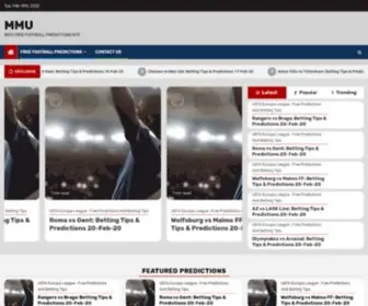 MMU.ac.tz(Best Free Football Predictions Site) Screenshot