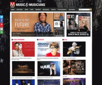 MMusicmag.com(M Music & Musicians Magazine) Screenshot