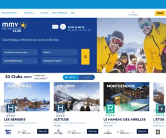 MMV-Holidays.co.uk(Club holidays in the best ski resorts in the French Alps) Screenshot