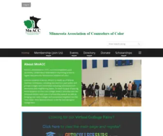 Mnacc.org(Minnesota Association of Counselors of Color (MnACC)) Screenshot