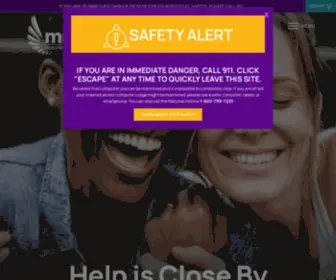 Mnadv.org(Maryland Network Against Domestic Violence) Screenshot