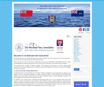 Mna.org.uk(Merchant Navy Association Welcome) Screenshot