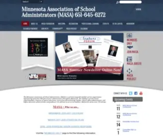 Mnasa.org(Minnesota Association of School Administrators) Screenshot