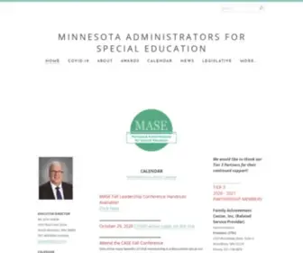 Mnase.org(MINNESOTA ADMINISTRATORS FOR SPECIAL EDUCATION) Screenshot