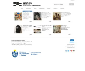 Mnav.gub.uy(Museo Nacional de Artes Visuales) Screenshot