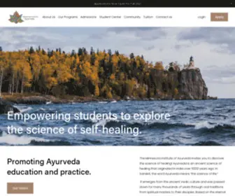 Mnayurveda.com(Minnesota Institute of Ayurveda) Screenshot