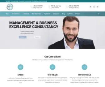 Mnbec.com(Management & Business Excellence Consultancy) Screenshot