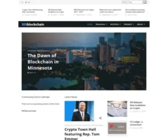 MNblockchain.org(Making Minnesota a Blockchain Hub) Screenshot