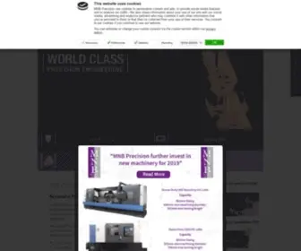 MNBprecision.com(Precision Engineering Services) Screenshot