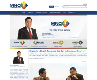 MNCgroup.com(PT MNC Investama Tbk) Screenshot