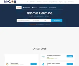 MNcjobsindia.com(MNC Jobs) Screenshot