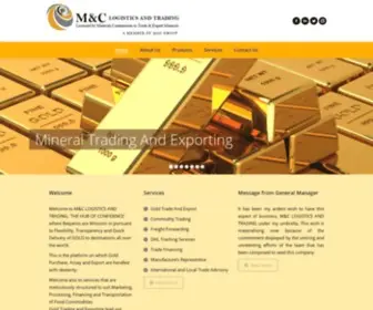MNclogisticsandtrading.com(M&C Logistics and Trading) Screenshot