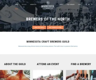 MNcraftbrew.org(Minnesota Craft Brewers Guild) Screenshot