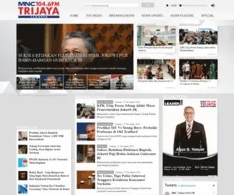 MNCtrijaya.com(MNC Trijaya 104.6 FM) Screenshot