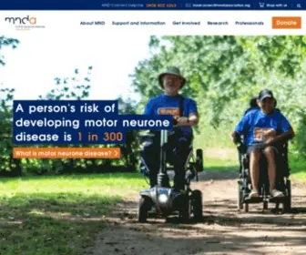 Mndassociation.org(The Motor Neurone Disease Association funds and promotes global research into MND and) Screenshot
