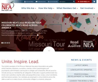 Mnea.org(Missouri National Education Association) Screenshot