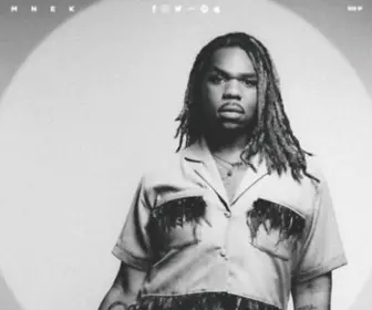 Mnekofficial.com(MNEK) Screenshot