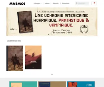 Mnemos.com(Mnémos) Screenshot