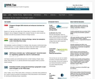Mnetax.com(Daily tax news and analysis for cross) Screenshot
