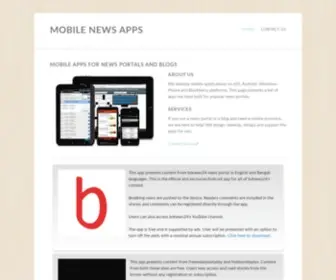 Mnewsapps.com(Mobile News Apps) Screenshot