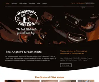 Mnfilletknife.com(Custom Knives) Screenshot