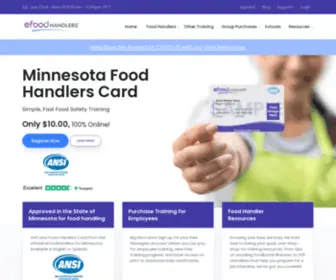 Mnfoodhandlers.com(Mnfoodhandlers) Screenshot