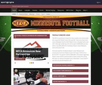 Mnfootballcoaches.com(Minnesota Football Coaches Association) Screenshot