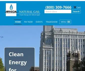 Mnga.org(Natural Gas Association) Screenshot