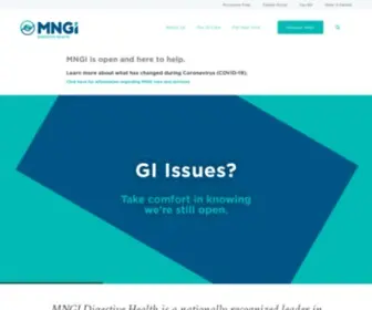 Mngastro.com(MNGI Digestive Health) Screenshot