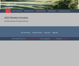 MNGL.org(Wednesday Night Golf League) Screenshot