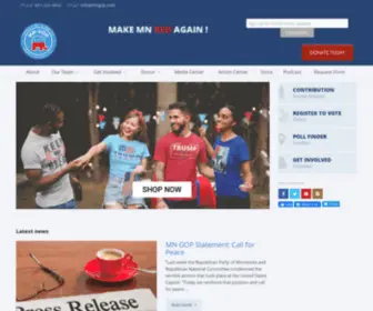 Mngop.com(The Republican Party of Minnesota) Screenshot