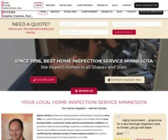 MNhbi.com(Home Buyers Inspections Inc) Screenshot