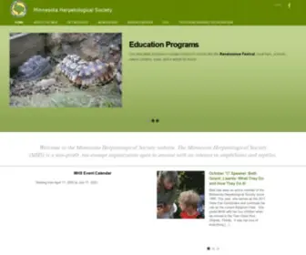 Mnherpsoc.org(Minnesota Herpetological Society) Screenshot