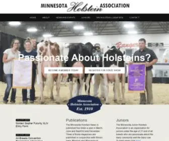 Mnholstein.com(Minnesota Holstein Association) Screenshot