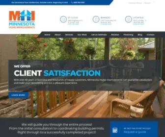 Mnhomeimprovements.com(MN Home Improvements Home Contractors) Screenshot