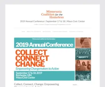 Mnhomelessconference.org(2021 MCH Annual Conference) Screenshot