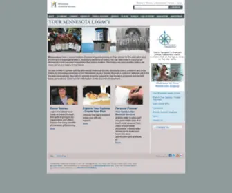 MNHS-Legacy.org(Planned Giving Home) Screenshot