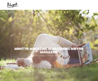 MNHTTN.com(The glossy New York travel tablet magazine) Screenshot