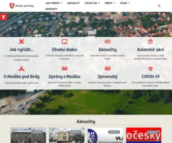 Mnisek.cz(Mníšek) Screenshot